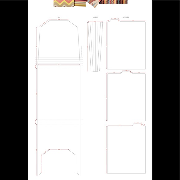 MISSONI FOR TARGET FILE FOLDER WITH 3 INSERTS/ NEW! - Picture 16 of 16